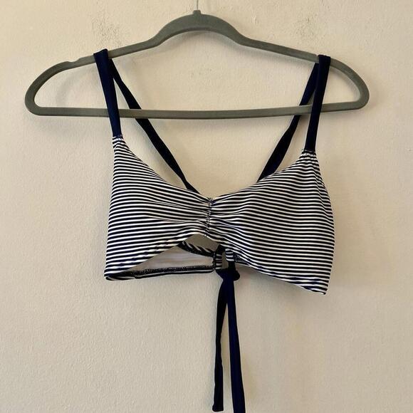 aerie Other - Aerie navy and white stripe bikini top